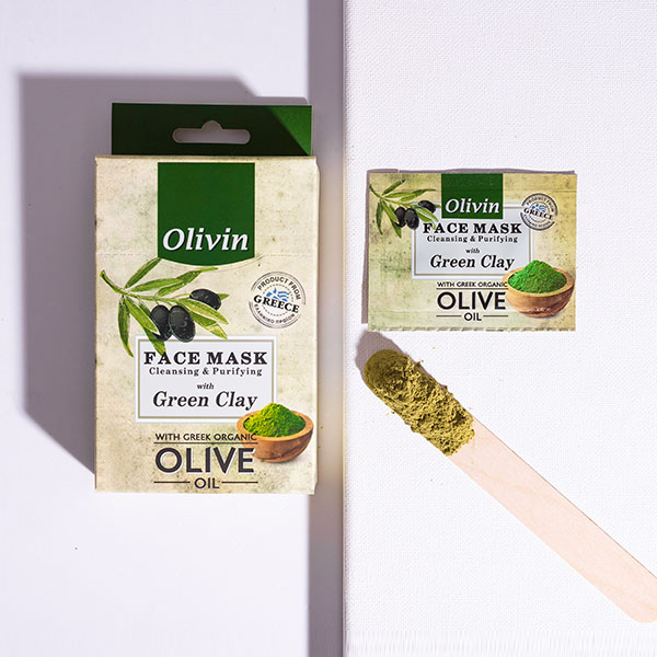 Olivin Μάσκα με Πράσινο Άργιλο