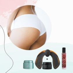 Buttock lift and liposuction body product package